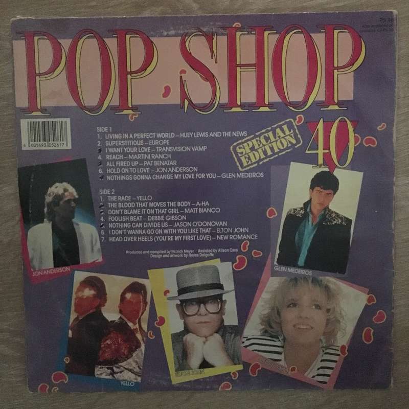 Pop Shop 40 - Special Edition -  Vinyl LP Record - Opened  - Very-Good- Quality (VG-)