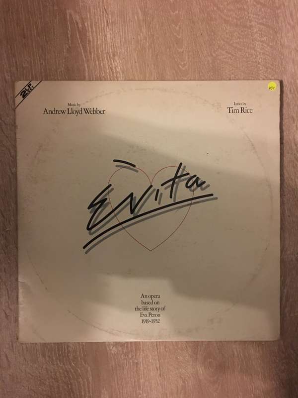 Evita (with Julie Covington)-  Double Vinyl LP Record - Opened  - Very-Good+ Quality (VG+)