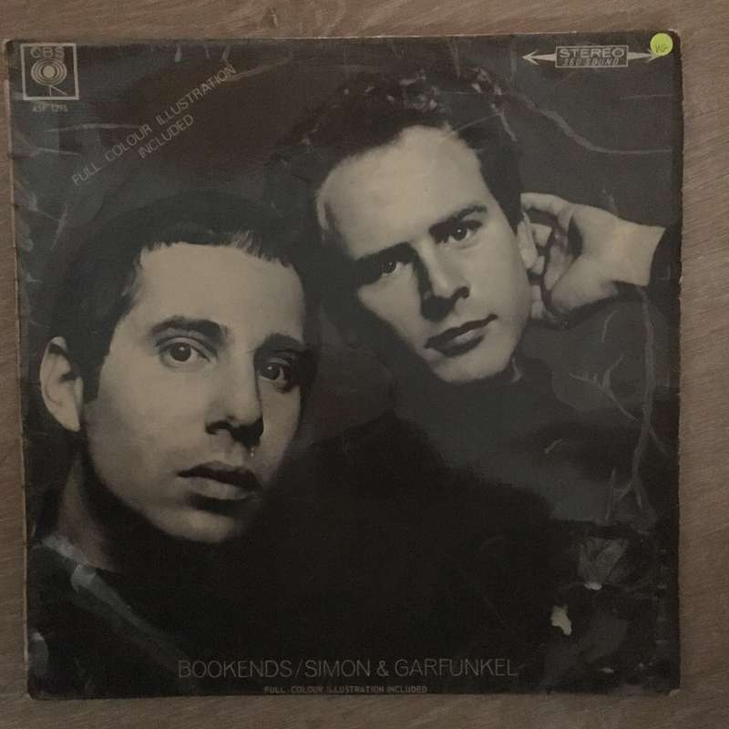 Simon & Garfunkel  Bookends - Vinyl LP Record  - Very-Good Quality (VG)