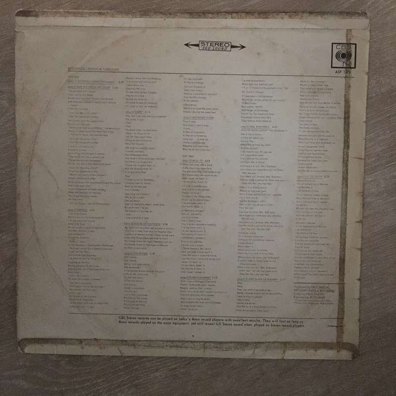 Simon & Garfunkel  Bookends - Vinyl LP Record  - Very-Good Quality (VG)
