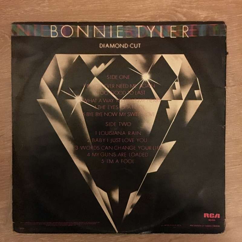 Bonnie Tyler - Diamond Cut -  Vinyl LP Record  (VG)