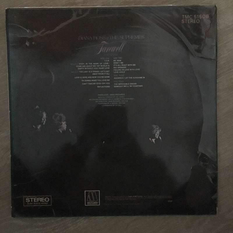 Diana Ross & The Supremes - Farewell  - Vinyl LP Record - Opened  - Very-Good Quality (VG)
