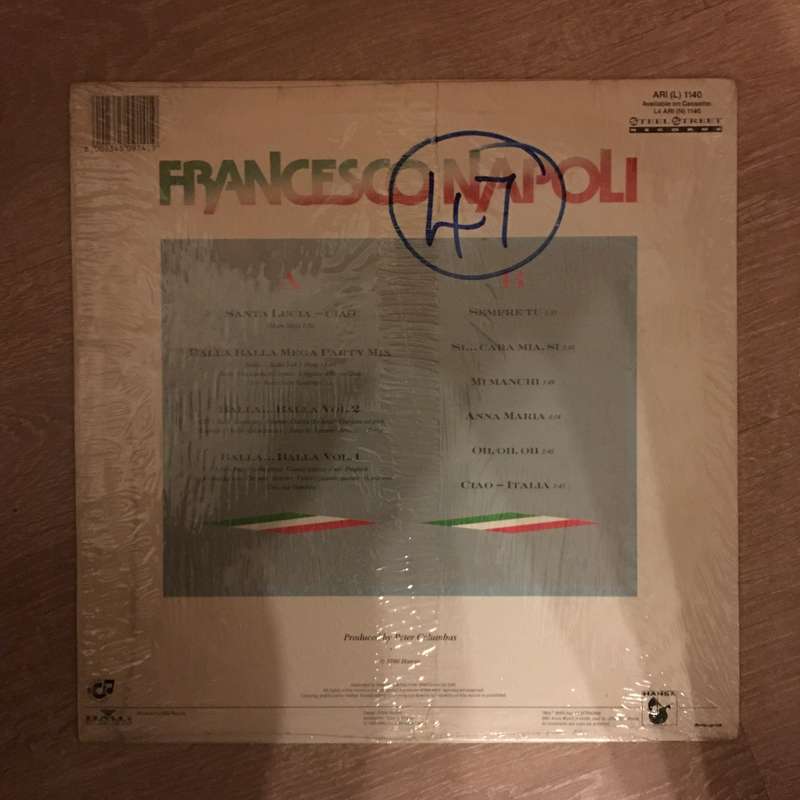 Francesco Napoli - Ciao - Balla Italia - Vinyl LP Record - Opened  - Good Quality (G)