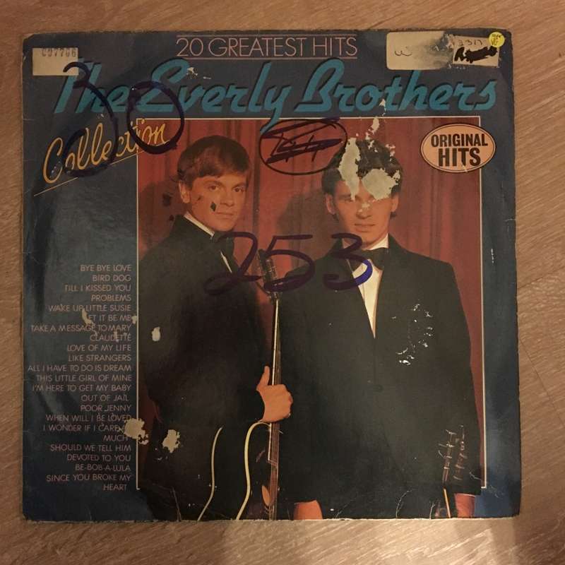 Everly Brothers - 20 Greatest Hits  -  Vinyl LP Record - Very-Good Quality (VG)