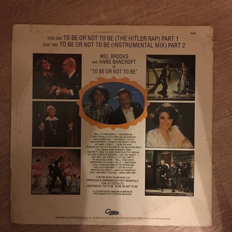Mel Brookes - To Be Or Not To Be -  Vinyl LP Record - Opened  - Very-Good Quality (VG)