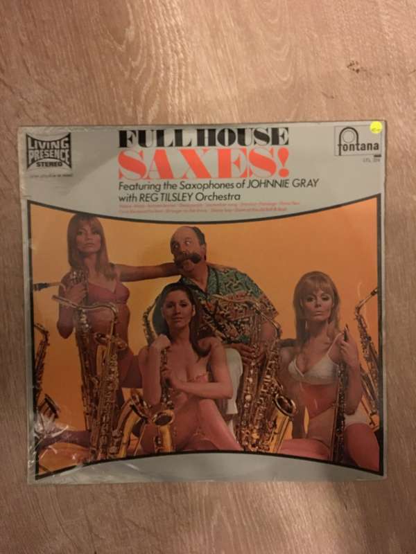 Reg Tilsley Orchestra Featuring Johnnie Gray  Full House Saxes - Vinyl LP Record - Opened  ...