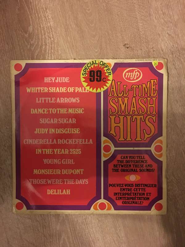 MFP - All Time Smash Hits - Vinyl LP Record - Opened  - Good+ Quality (G+)