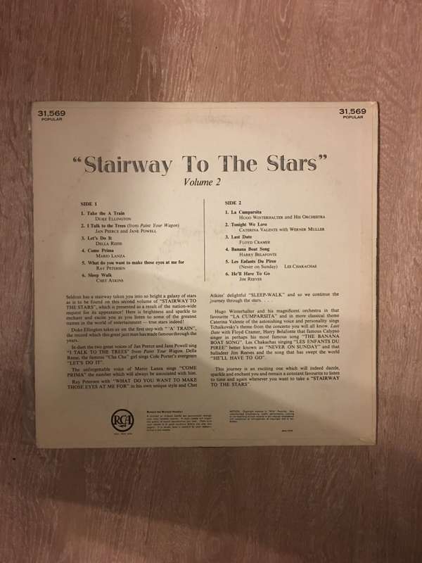 Stairway to The Stars Volume 2 (Chet Atkins...)  - Vinyl LP Record - Opened  - Very-Good+ Quality...