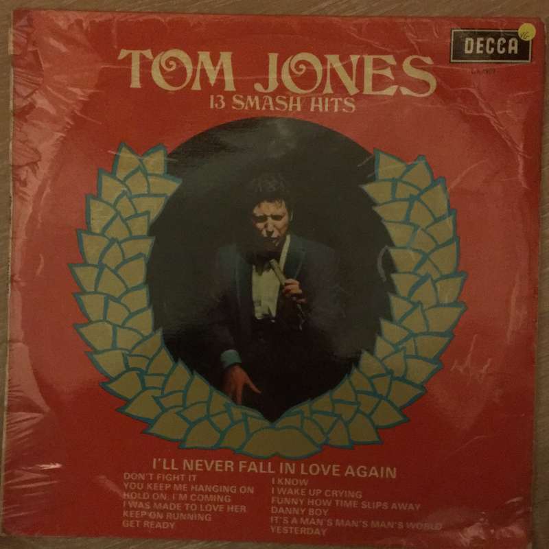 Tom Jones - 13 Smash Hits - Vinyl LP Record - Opened  - Very-Good Quality (VG)