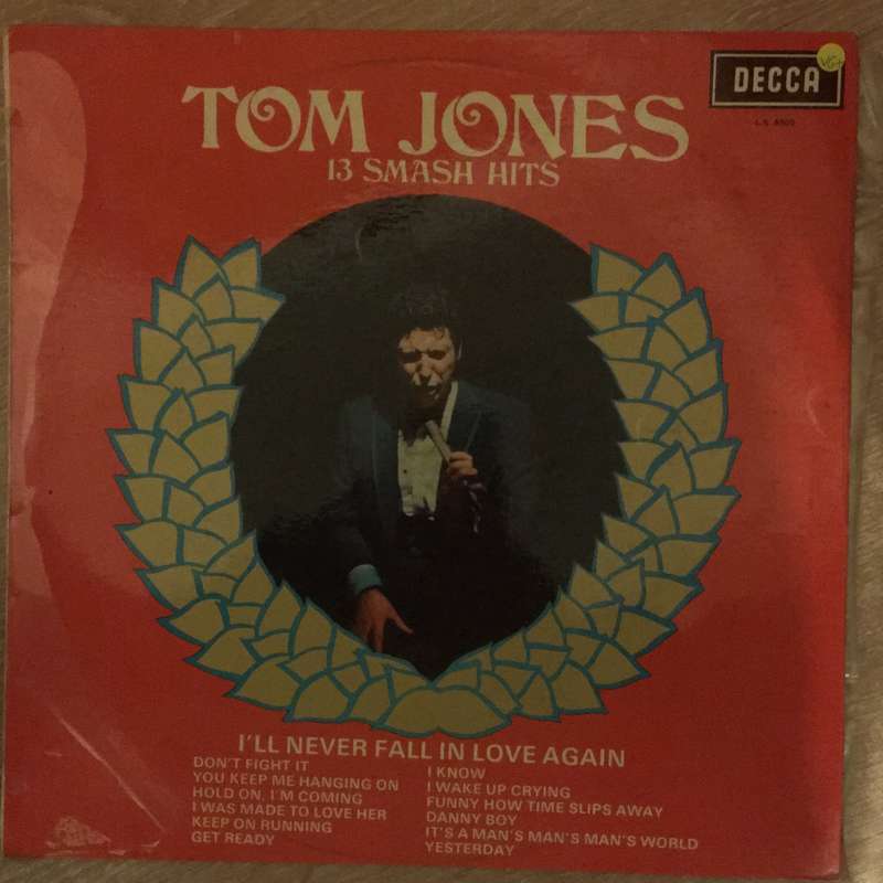 Tom Jones - 13 Smash Hits - Vinyl LP Record - Opened  - Very-Good+ Quality (VG+)