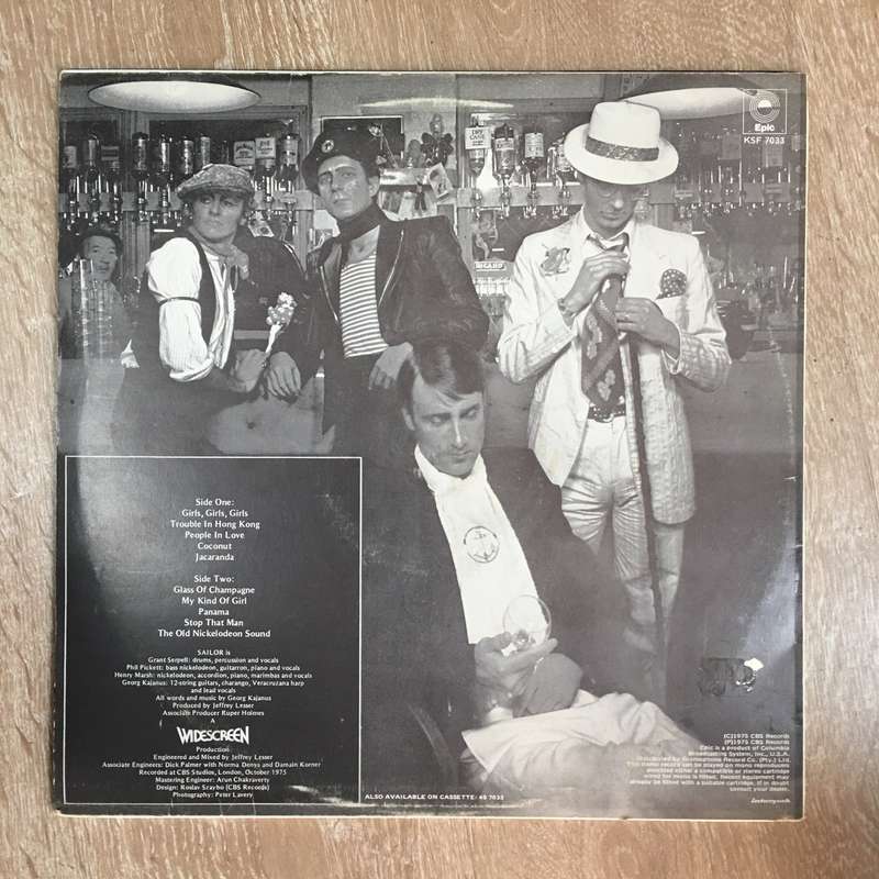 Sailor - Trouble - Vinyl LP Record  (VG+)
