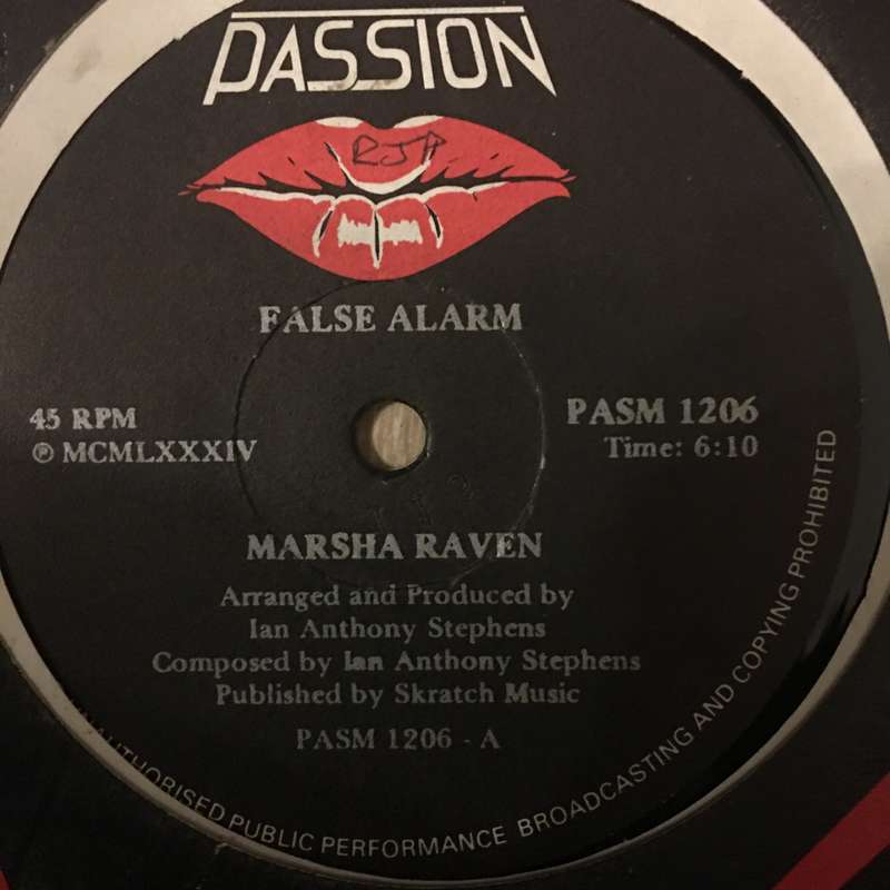Marsha Raven  False Alarm - Vinyl Record - Good+ Quality (G+)