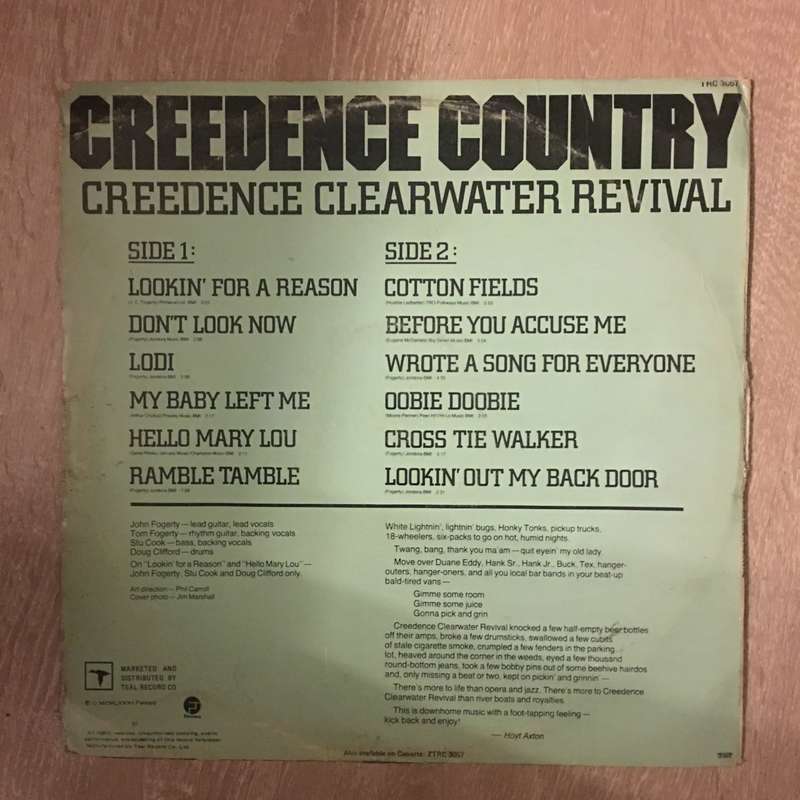 Creedence Clearwater Revival - Country  - Vinyl LP Record - Opened  - Very-Good- Quality (VG-)