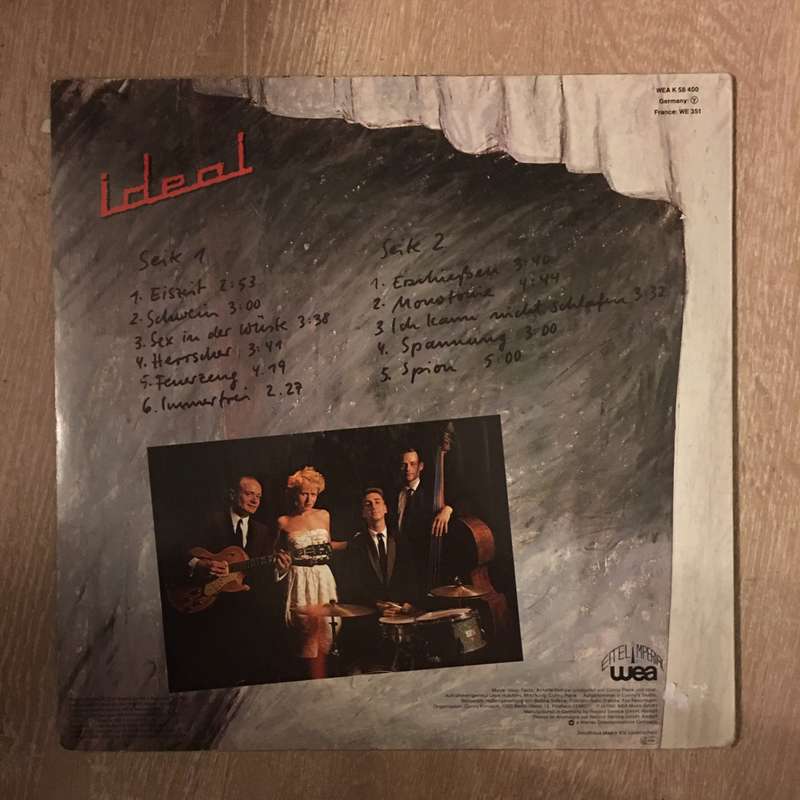 Ideal - Der Ernst des Lebens -  Vinyl LP Record - Opened  - Very-Good Quality (VG)