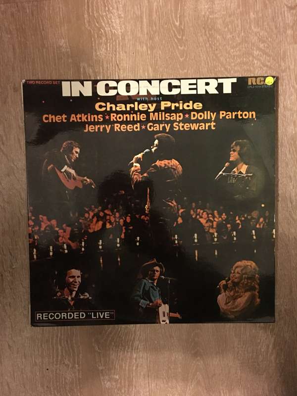 In Concert with host Charley Pride  (Chet Atkins...) - Double Vinyl LP Record - Opened  - Very-Go...