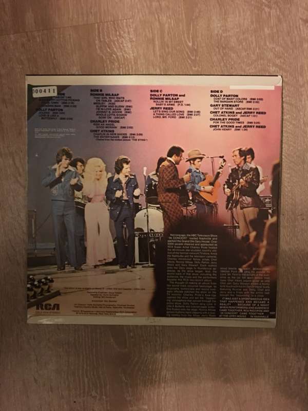 In Concert with host Charley Pride  (Chet Atkins...) - Double Vinyl LP Record - Opened  - Very-Go...
