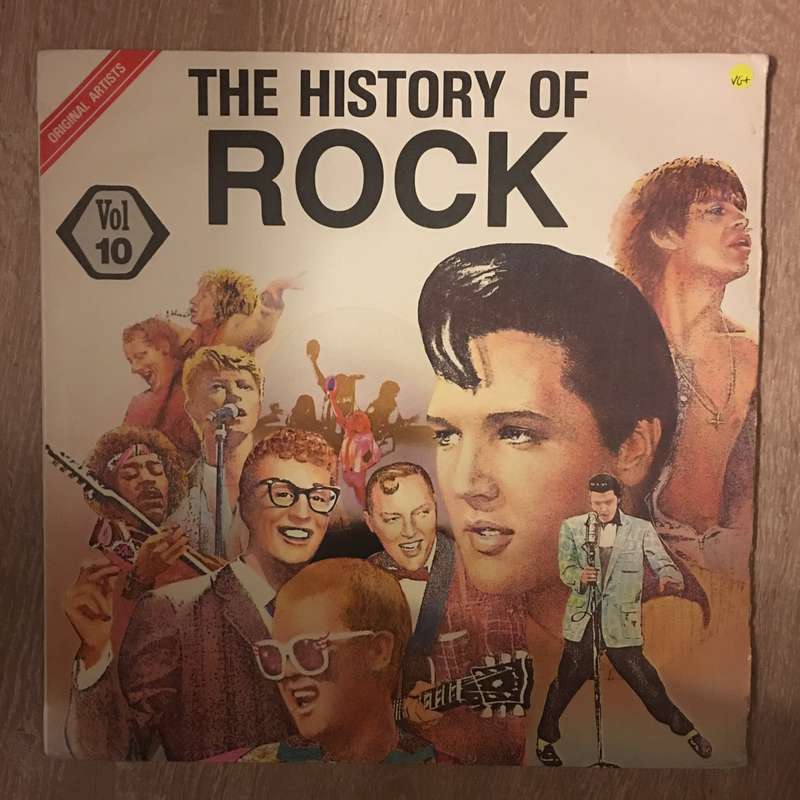History Of Rock - Vol 10 - Vinyl Record - Opened  - Very-Good+ Quality (VG+)