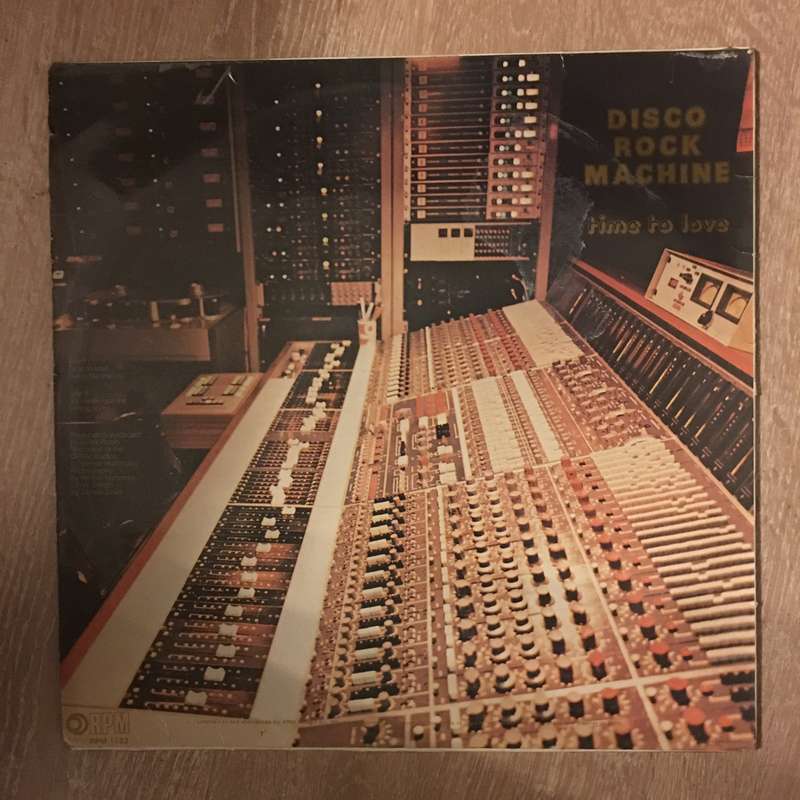 Disco Rock Machine - Time To Love - Vinyl Record - Good+ Quality (G+) (gplus)