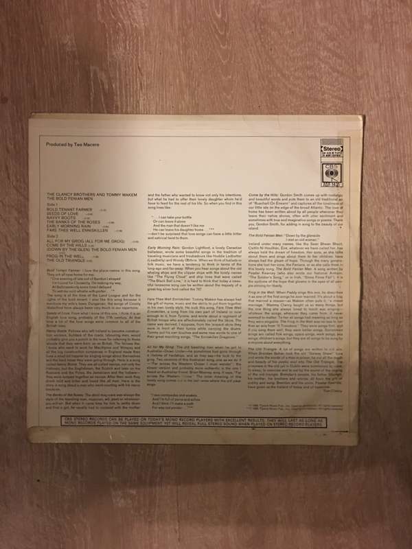 The Clancy Brothers & Tommy Makem  The Bold Feniam Men - Vinyl LP Record - Opened  - Good Q...
