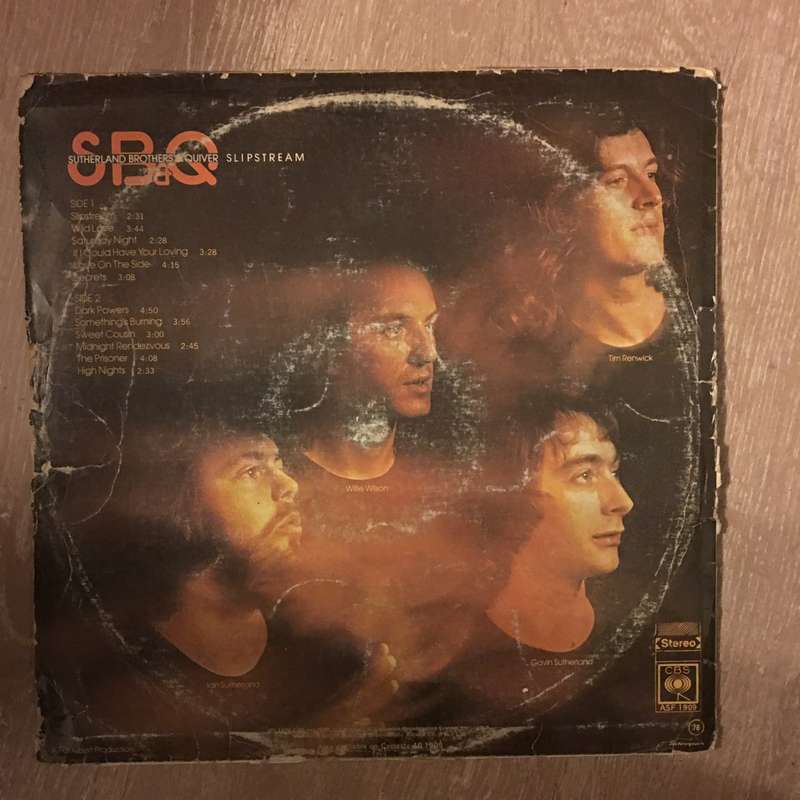 Sutherland Brothers & Quiver - Slipstream - Vinyl LP Record - Opened  - Very-Good- Quality (VG-)