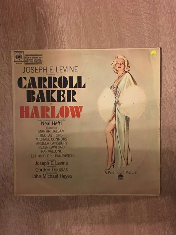 Joseph E. Levine Presents Carroll Baker  Harlow -  Vinyl LP Record - Opened  - Very-Good+  ...