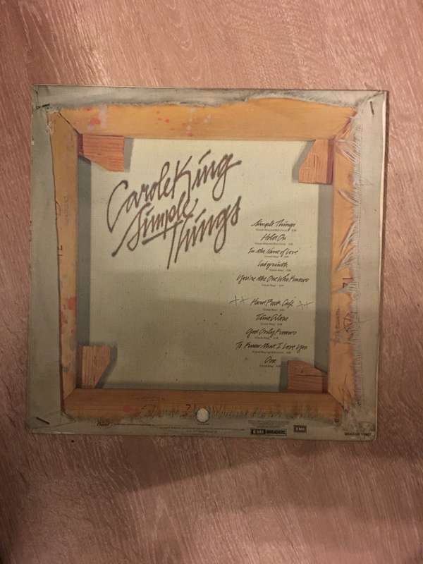 Carole King - Simple Things - Vinyl LP Record - Opened  - Very-Good+  Quality (VG+)