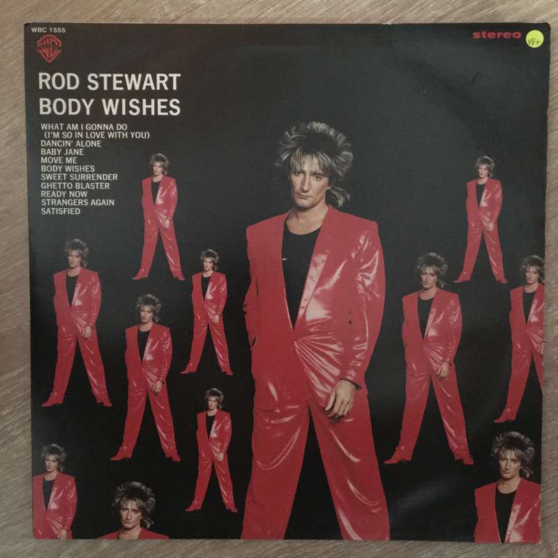 Rod Stewart - Body Wishes - Vinyl LP Record - Opened  - Very-Good+ Quality (VG+)