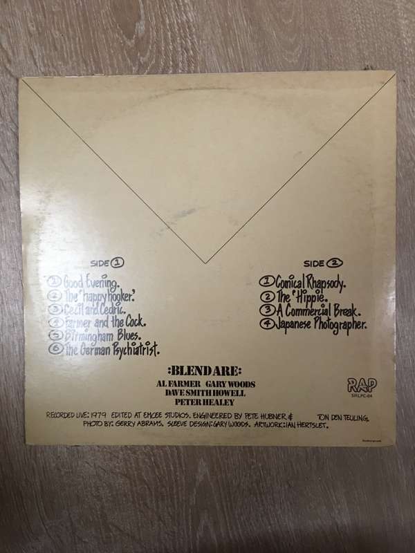 Do Not Blend - Recorded Live - Autographed By Band - Vinyl LP Record - Opened  - Very-Good+  Qual...