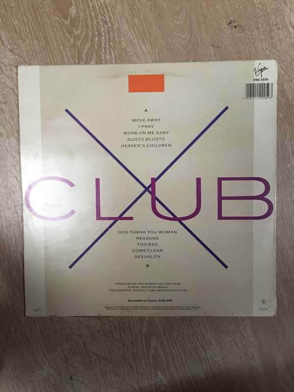 Culture Club - From Luxury to Heartache - Vinyl LP Record - Opened  - Very-Good+  Quality (VG+)