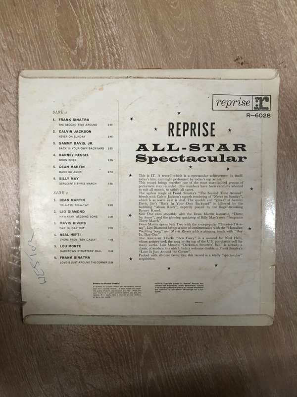 Reprise - All Star Spectacular - Vinyl LP Record - Opened  - Good Quality (G)