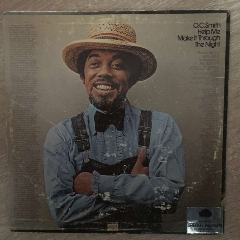 O.C. Smith  Help Me Make It Through The Night - Vinyl LP Record - Opened  - Very-Good+ Q...