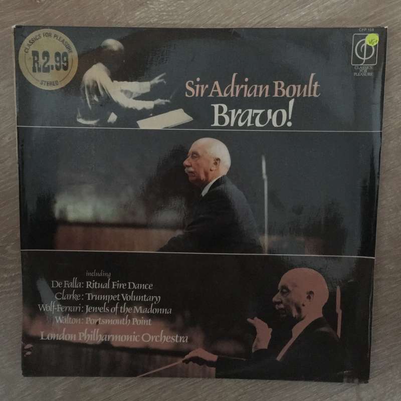 Sir Adrian Boult, London Philharmonic Orchestra  Bravo! - Vinyl LP Record - Opened  - Ve...