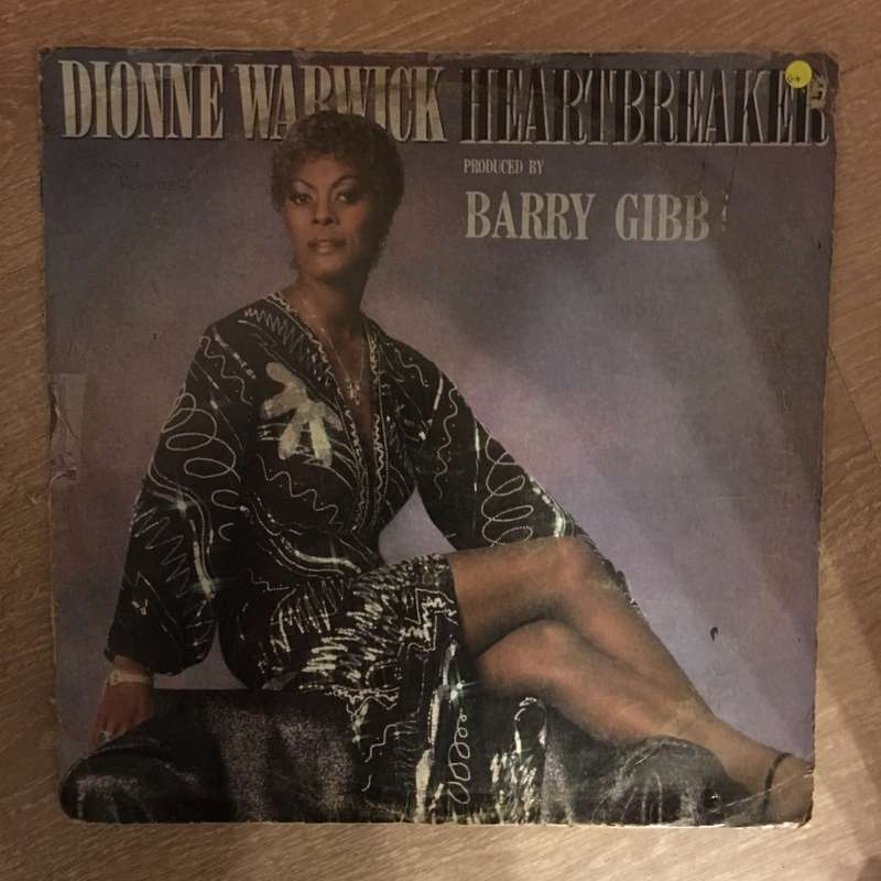 Dionne Warwick - Heartbreaker (With Andy Gibb)  -  Vinyl Record - Good+ Quality (G+)