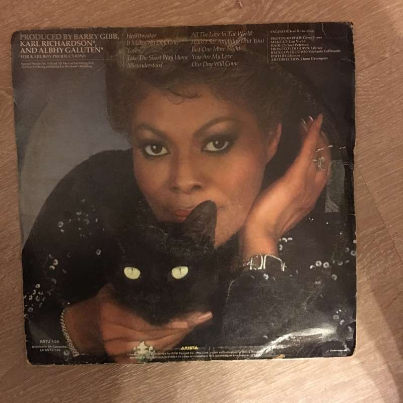 Dionne Warwick - Heartbreaker (With Andy Gibb)  -  Vinyl Record - Good+ Quality (G+)