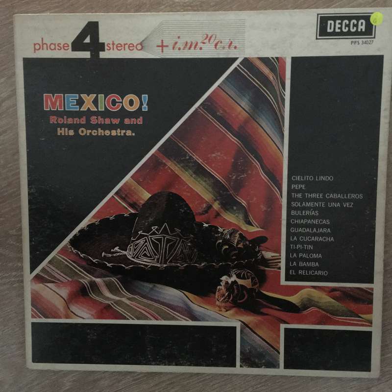 Roland Shaw and His Orchestra - Mexico - Vinyl LP Record - Opened  - Fair Quality (F)