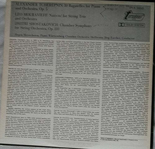 Alexander Tcherepnin: 10 Bagatelles for Piano and Orchestra, Op. 5 -Vinyl LP Opened - Near Mint C...