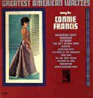 Connie Francis - Greatest American Waltzes - Vinyl LP Record - Opened  - Very-Good+ Quality (VG+)
