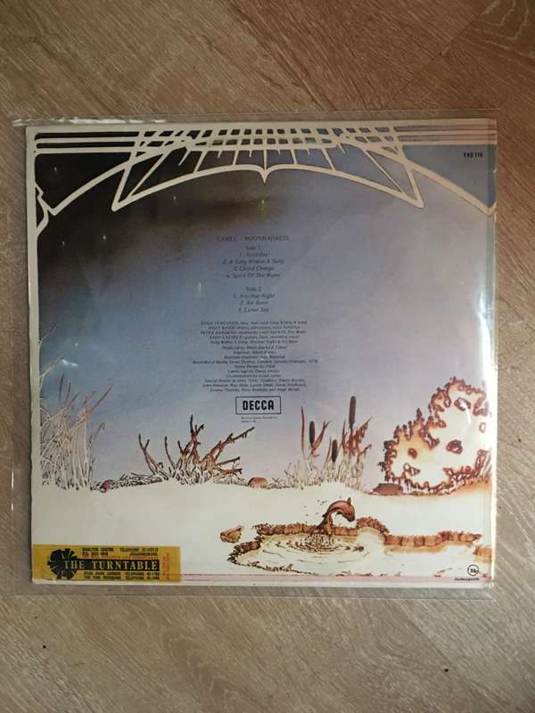 Camel - Moonmadness  - Vinyl LP Record  - Very-Good+ Quality (VG+)