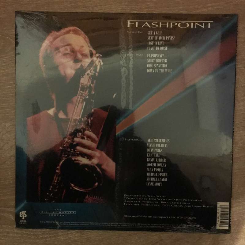 Tom Scott - Flashpoint-  Vinyl LP Record - Sealed