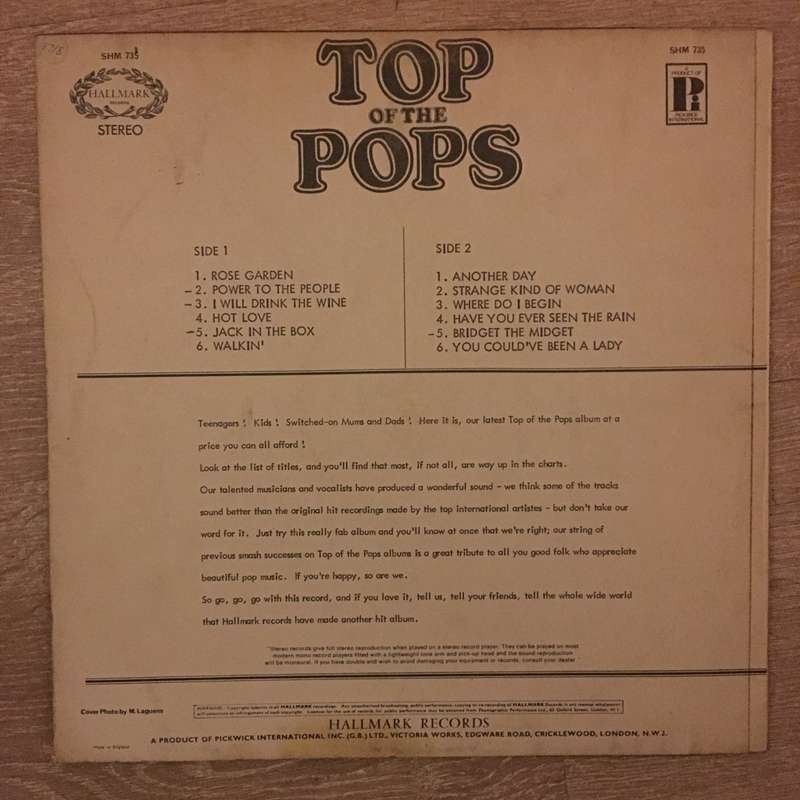 Top Of The Pops - Vinyl LP Record - Opened  - Very-Good Quality (VG)