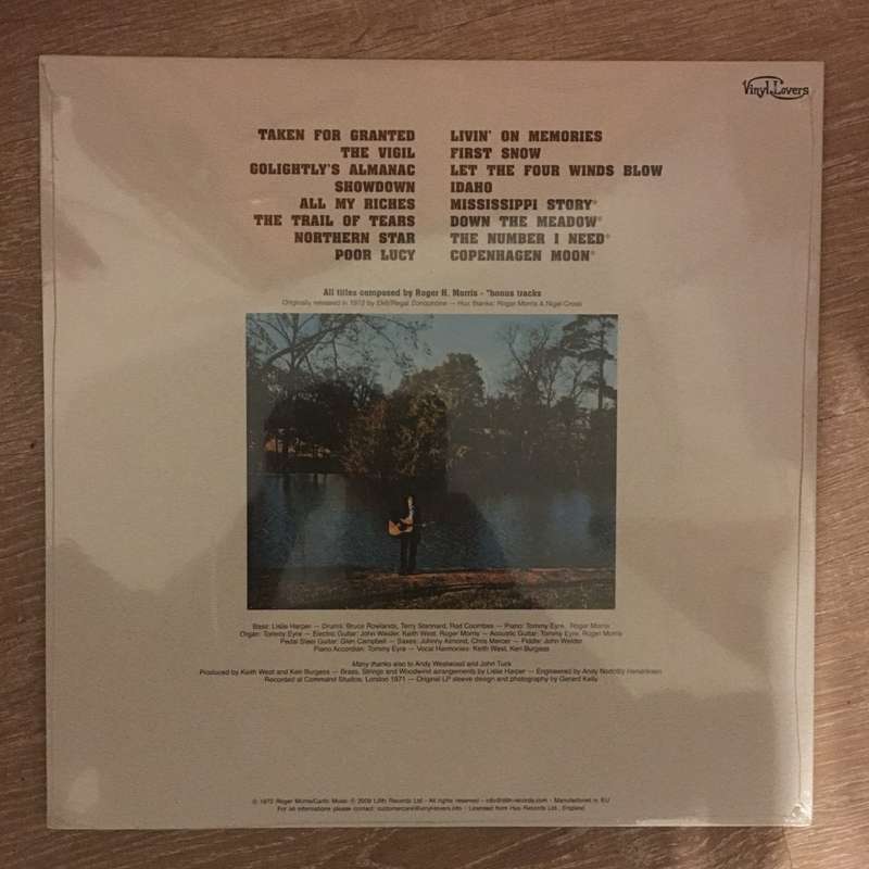 Roger Morris  First Album - 180g - Vinyl LP Record - Sealed