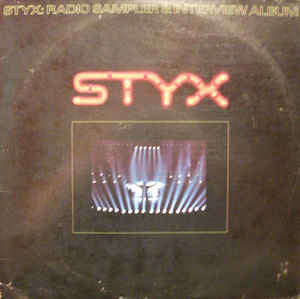 Styx  Radio Sampler & Interview Album - Double Vinyl LP - Opened  - Very-Good+ Quality (VG+)