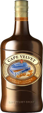 Cape Velvet English Toffee Cream Liqueur (750ml, 17.0%)