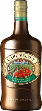 Cape Velvet Strawberry Cream Liqueur (750ml, 17.0%)