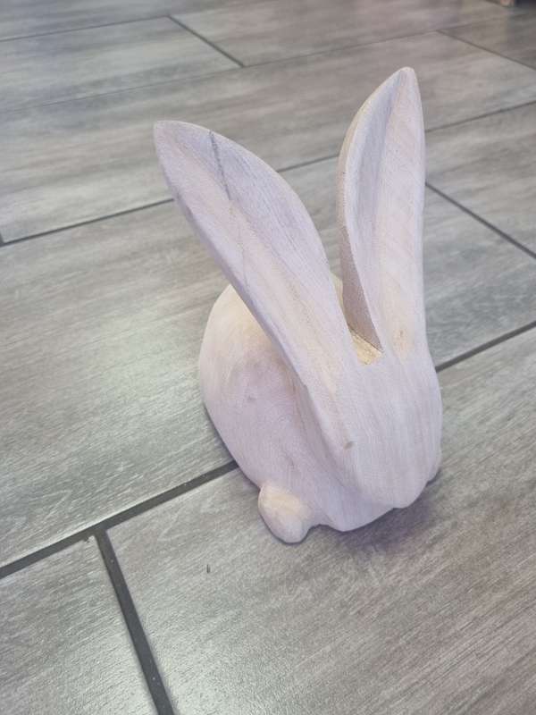 Wooden bunny