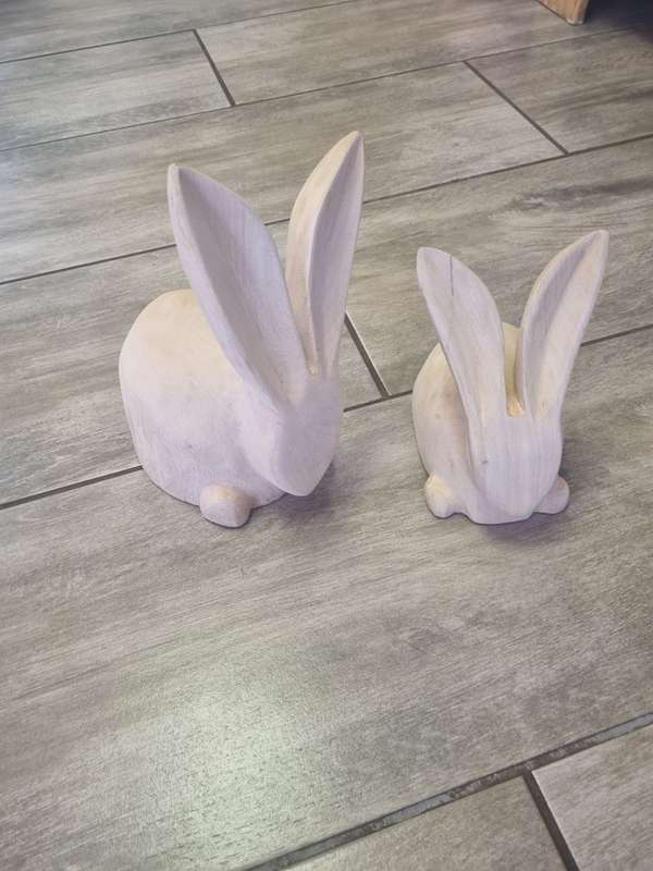 Wooden bunny