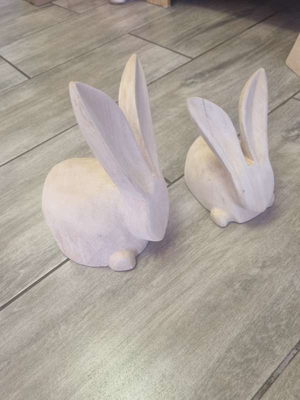 Wooden bunny