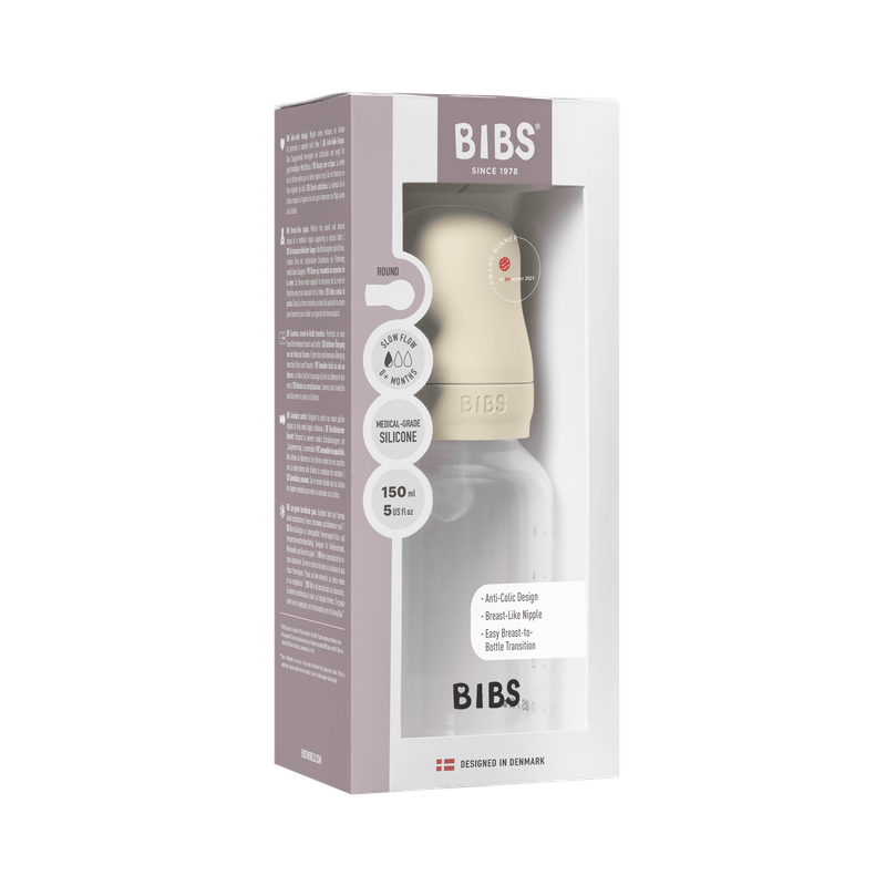 BIBS Baby bottle SILICONE 150ml - various colors