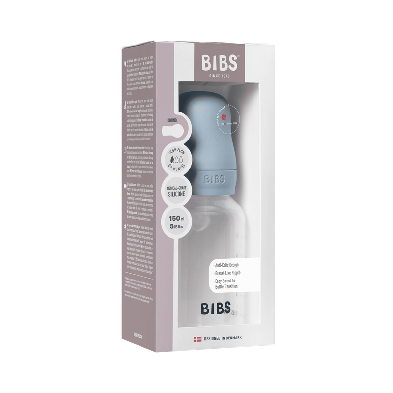 BIBS Baby bottle SILICONE 150ml - various colors