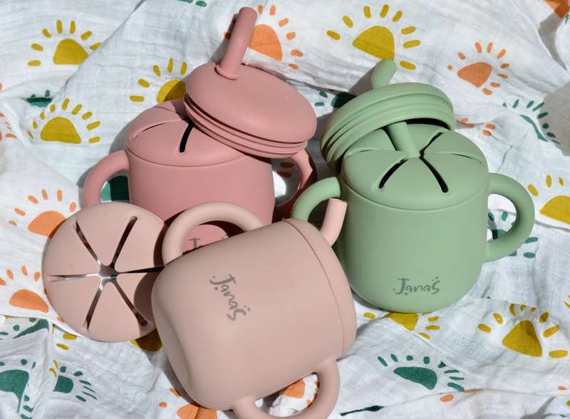 JanaS Silicone 2in1 sippy cup and snack cup